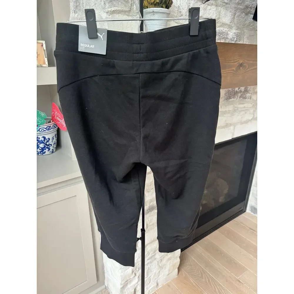 Puma Women's Black ESS Capri Regular Fit Sweatpants Size S - Picture 6 of 9